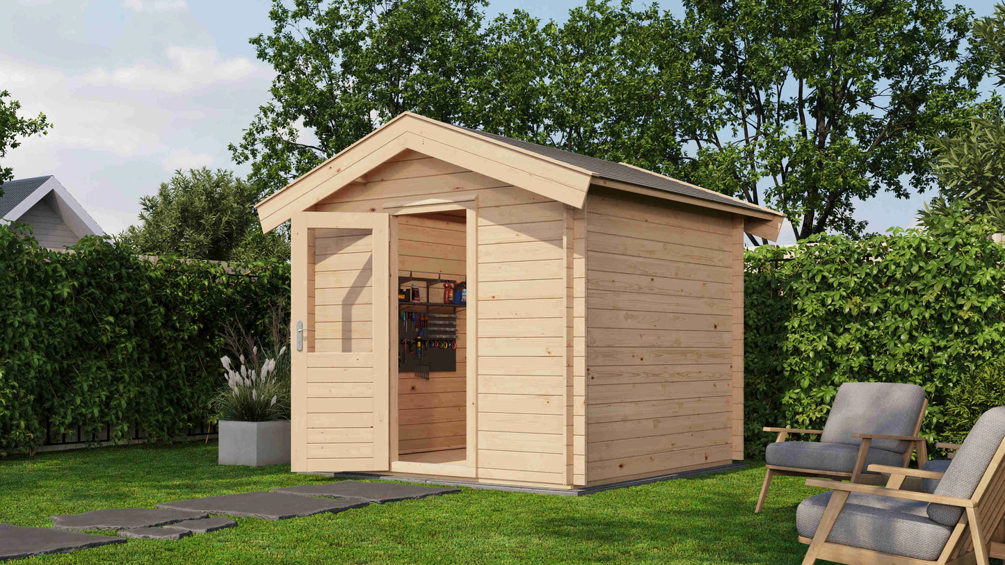 Lugarde Select Log Cabin Canterbury 250x250cm - Untreated