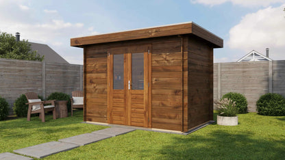 Lugarde Select Log Cabin Pennine 300x200cm - Pressure treated Brown