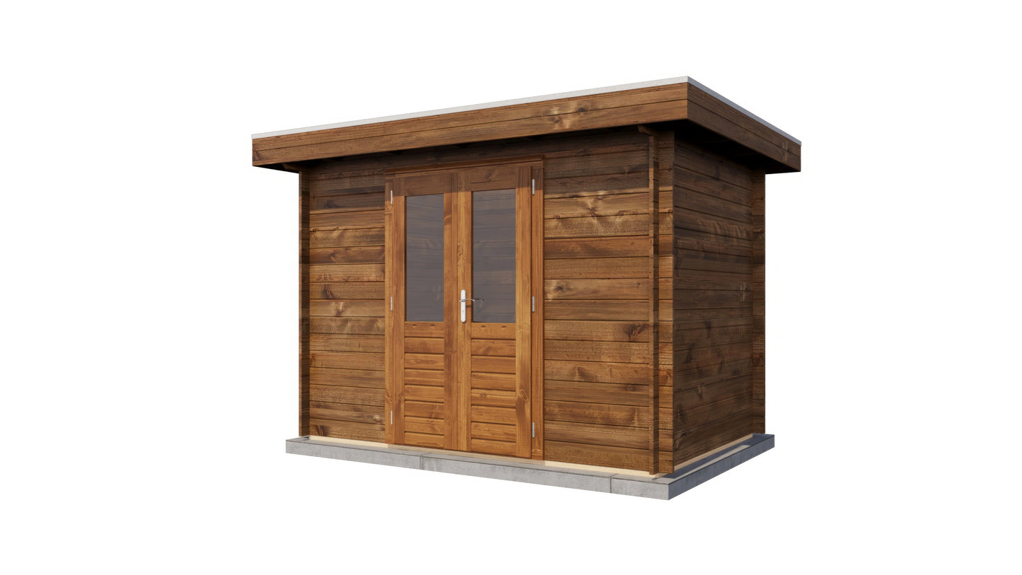 Lugarde Select Log Cabin Pennine 300x200cm - Pressure treated Brown