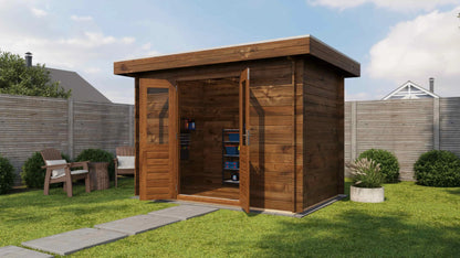 Lugarde Select Log Cabin Pennine 300x200cm - Pressure treated Brown
