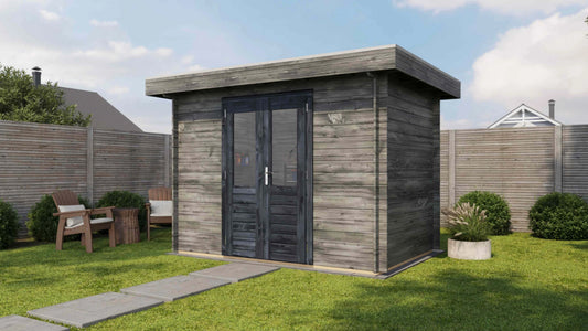 Lugarde Select Log Cabin Pennine 300x200cm - Pressure treated Grey