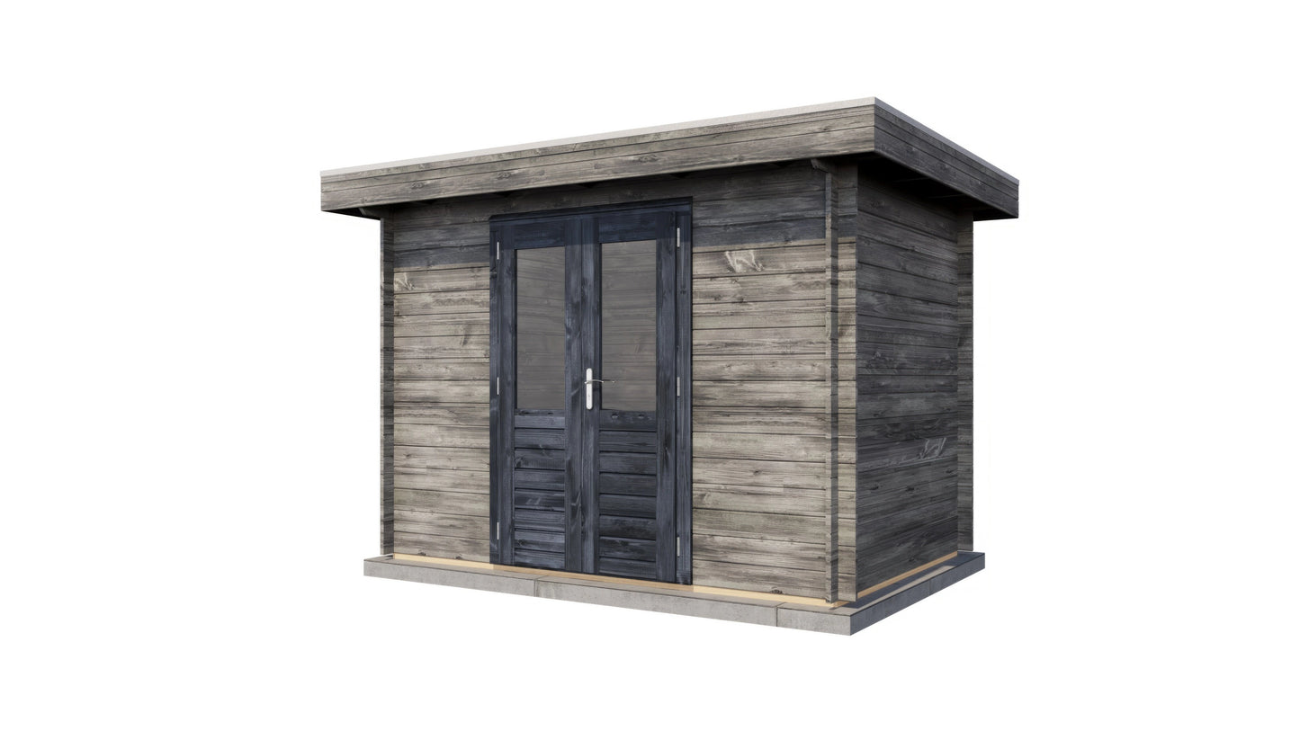 Lugarde Select Log Cabin Pennine 300x200cm - Pressure treated Grey