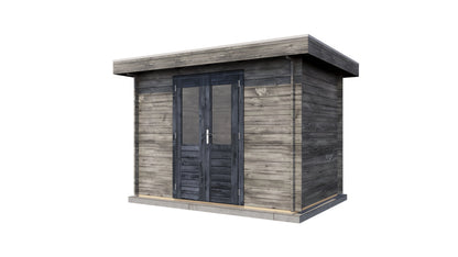 Lugarde Select Log Cabin Pennine 300x200cm - Pressure treated Grey