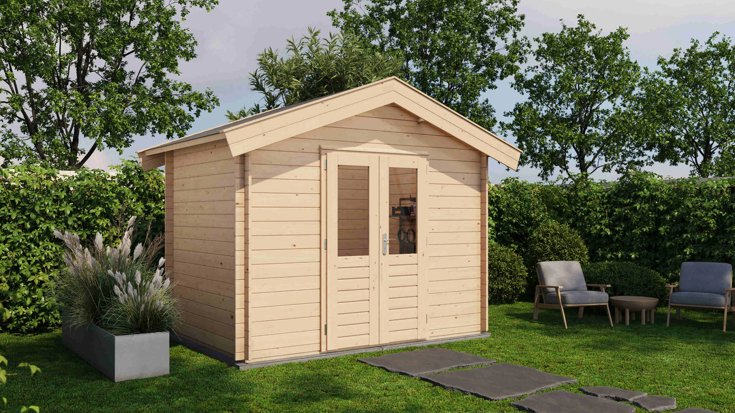 Lugarde Select Log Cabin Bath 300x200cm - Untreated