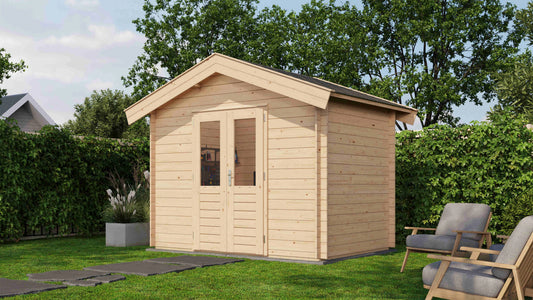 Lugarde Select Log Cabin Bath 300x200cm - Untreated