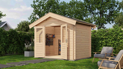 Lugarde Select Log Cabin Bath 300x200cm - Untreated