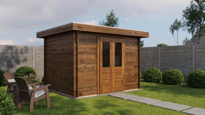 Lugarde Select Log Cabin Dover 300x250cm - Pressure treated Brown