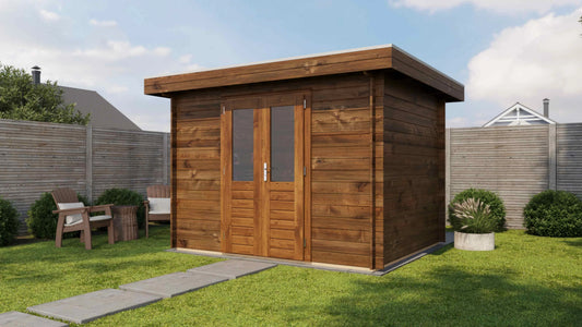 Lugarde Select Log Cabin Dover 300x250cm - Pressure treated Brown