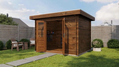 Lugarde Select Log Cabin Dover 300x250cm - Pressure treated Brown