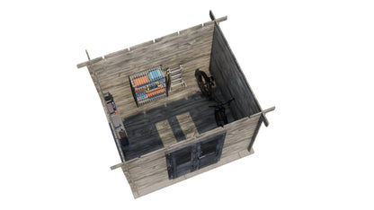 Lugarde Select Log Cabin Dover 300x250cm - Pressure treated Grey