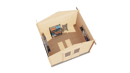 Lugarde Select Log Cabin Greenwich 300x250cm - Untreated