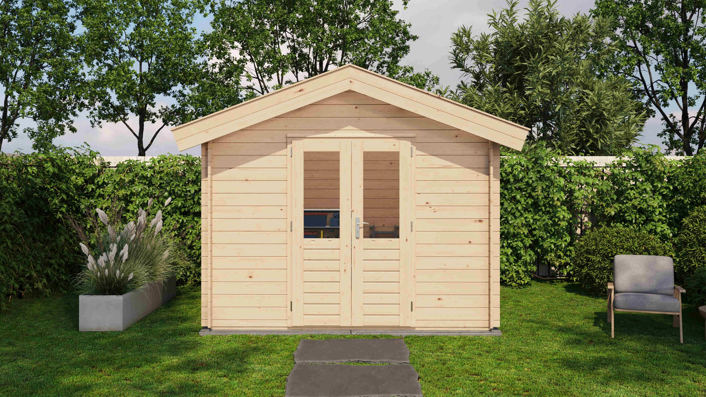 Lugarde Select Log Cabin Greenwich 300x250cm - Untreated