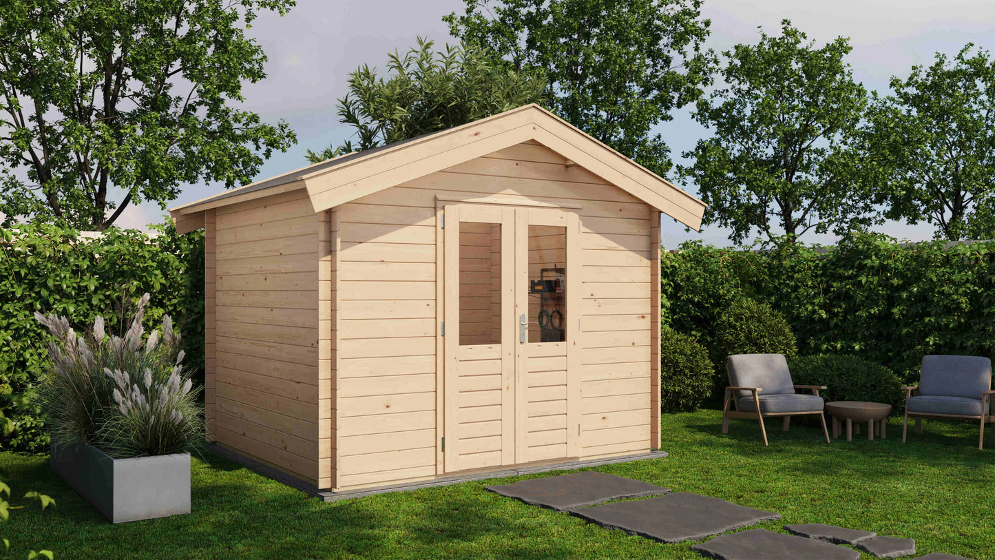 Lugarde Select Log Cabin Greenwich 300x250cm - Untreated