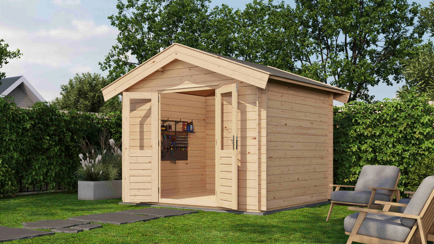Lugarde Select Log Cabin Greenwich 300x250cm - Untreated