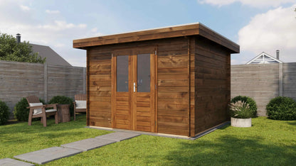 Lugarde Select Log Cabin Somerset 300x300cm - Pressure treated Brown