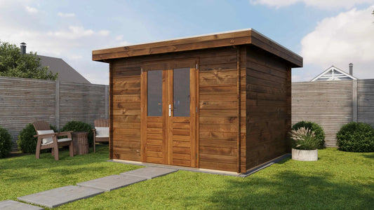 Lugarde Select Log Cabin Somerset 300x300cm - Pressure treated Brown