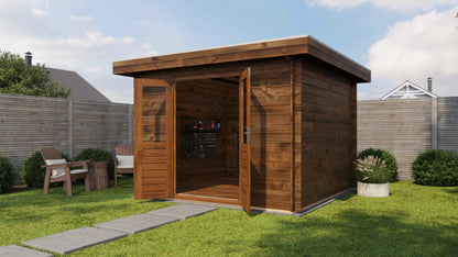 Lugarde Select Log Cabin Somerset 300x300cm - Pressure treated Brown