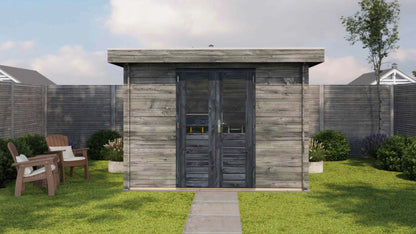 Lugarde Select Log Cabin Somerset 300x300cm - Pressure treated Grey