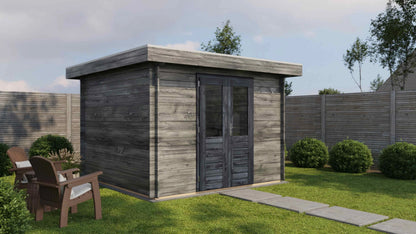 Lugarde Select Log Cabin Somerset 300x300cm - Pressure treated Grey