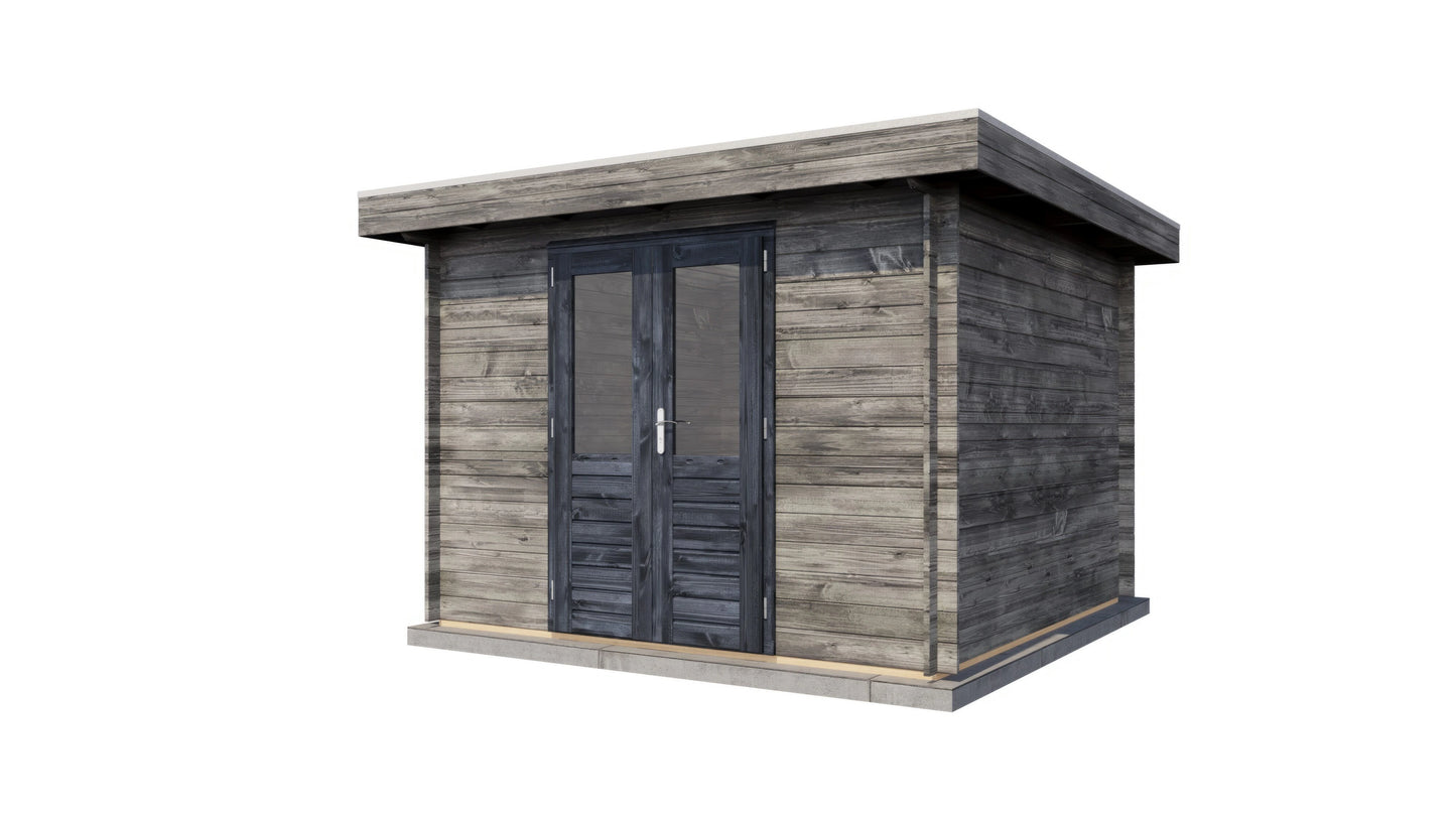 Lugarde Select Log Cabin Somerset 300x300cm - Pressure treated Grey