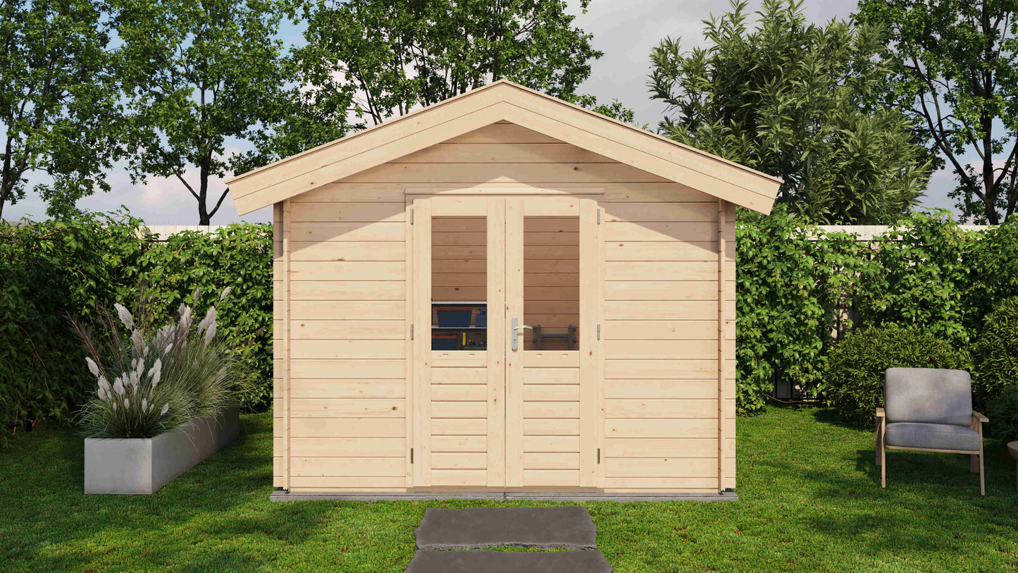 Lugarde Select Log Cabin Lancashire 300x300cm - Untreated