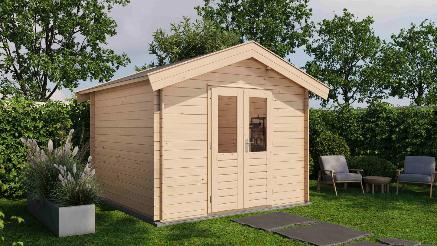 Lugarde Select Log Cabin Lancashire 300x300cm - Untreated