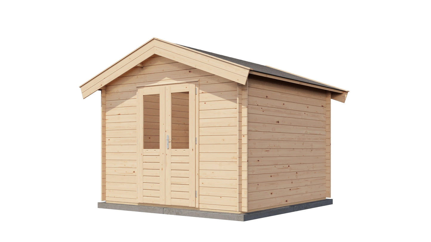 Lugarde Select Log Cabin Lancashire 300x300cm - Untreated