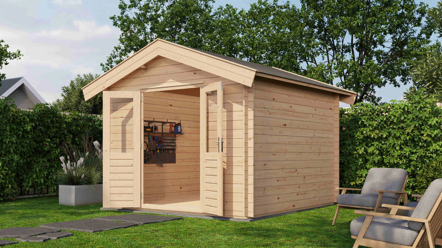 Lugarde Select Log Cabin Lancashire 300x300cm - Untreated
