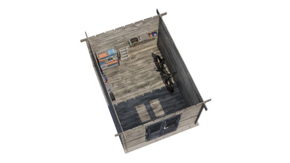 Lugarde Select Log Cabin Cheshire 300x400cm - Pressure treated Grey