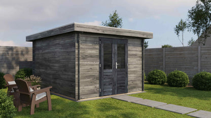 Lugarde Select Log Cabin Cheshire 300x400cm - Pressure treated Grey