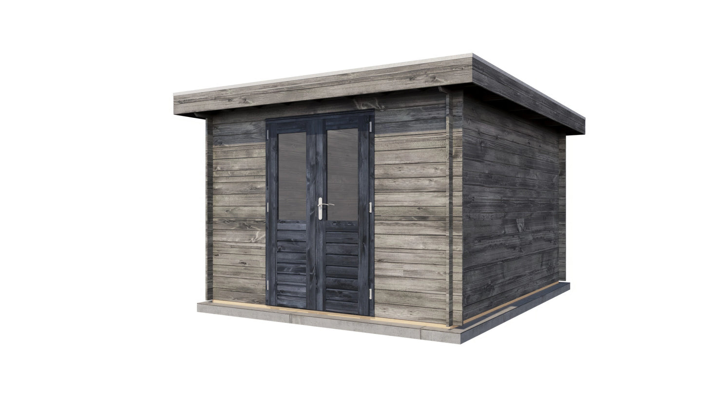 Lugarde Select Log Cabin Cheshire 300x400cm - Pressure treated Grey