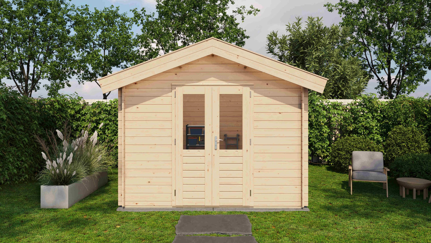 Lugarde Select Log Cabin Suffolk 300x400cm - Untreated