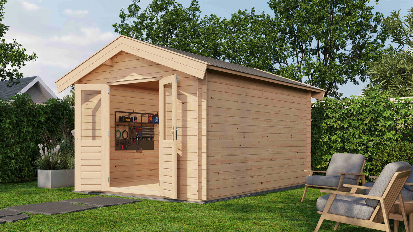 Lugarde Select Log Cabin Suffolk 300x400cm - Untreated