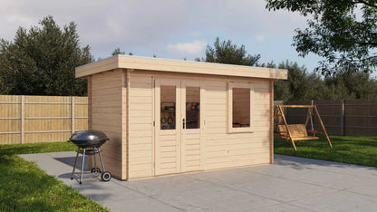 Lugarde Select Log Cabin Stonehenge 400x200cm - Untreated