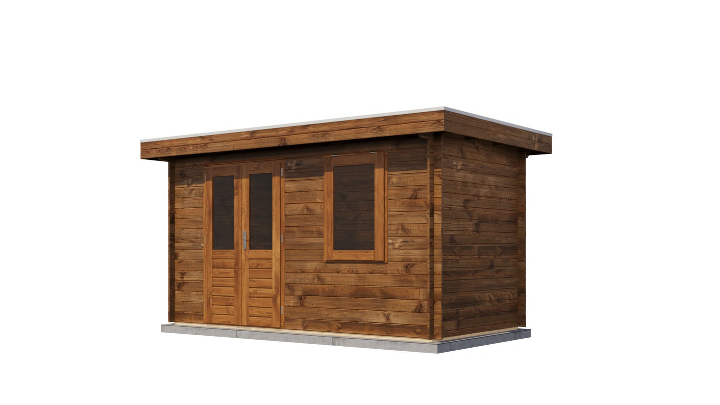 Lugarde Select Log Cabin Stonehenge 400x200cm - Pressure treated Brown