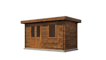 Lugarde Select Log Cabin Stonehenge 400x200cm - Pressure treated Brown