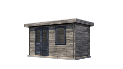 Lugarde Select Log Cabin Stonehenge 400x200cm - Pressure treated Grey