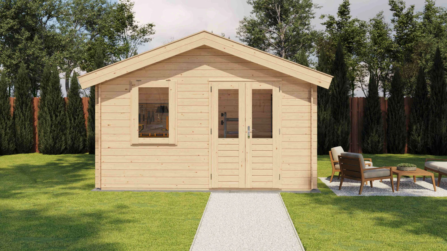 Lugarde Select Log Cabin Northumberland 400x200cm - Untreated