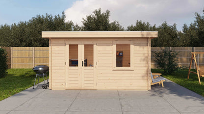 Lugarde Select Log Cabin Windsor 400x250cm - Untreated