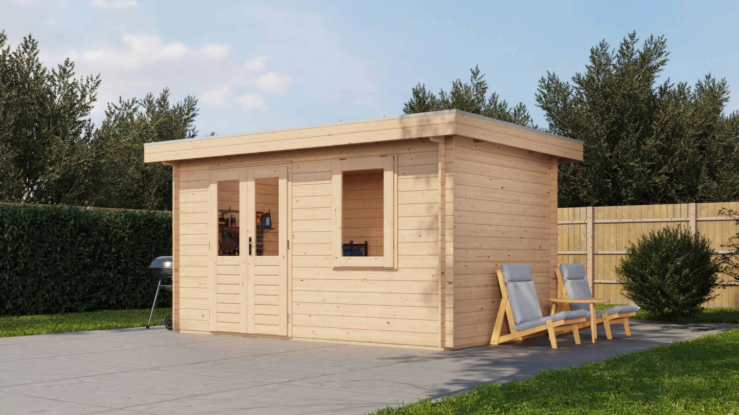 Lugarde Select Log Cabin Windsor 400x250cm - Untreated