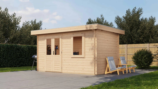Lugarde Select Log Cabin Windsor 400x250cm - Untreated