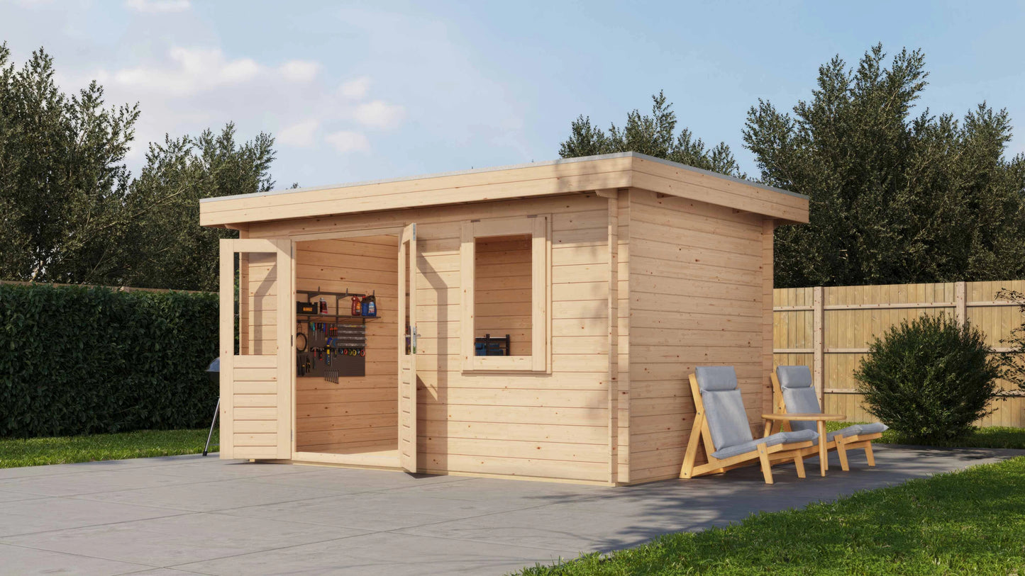 Lugarde Select Log Cabin Windsor 400x250cm - Untreated