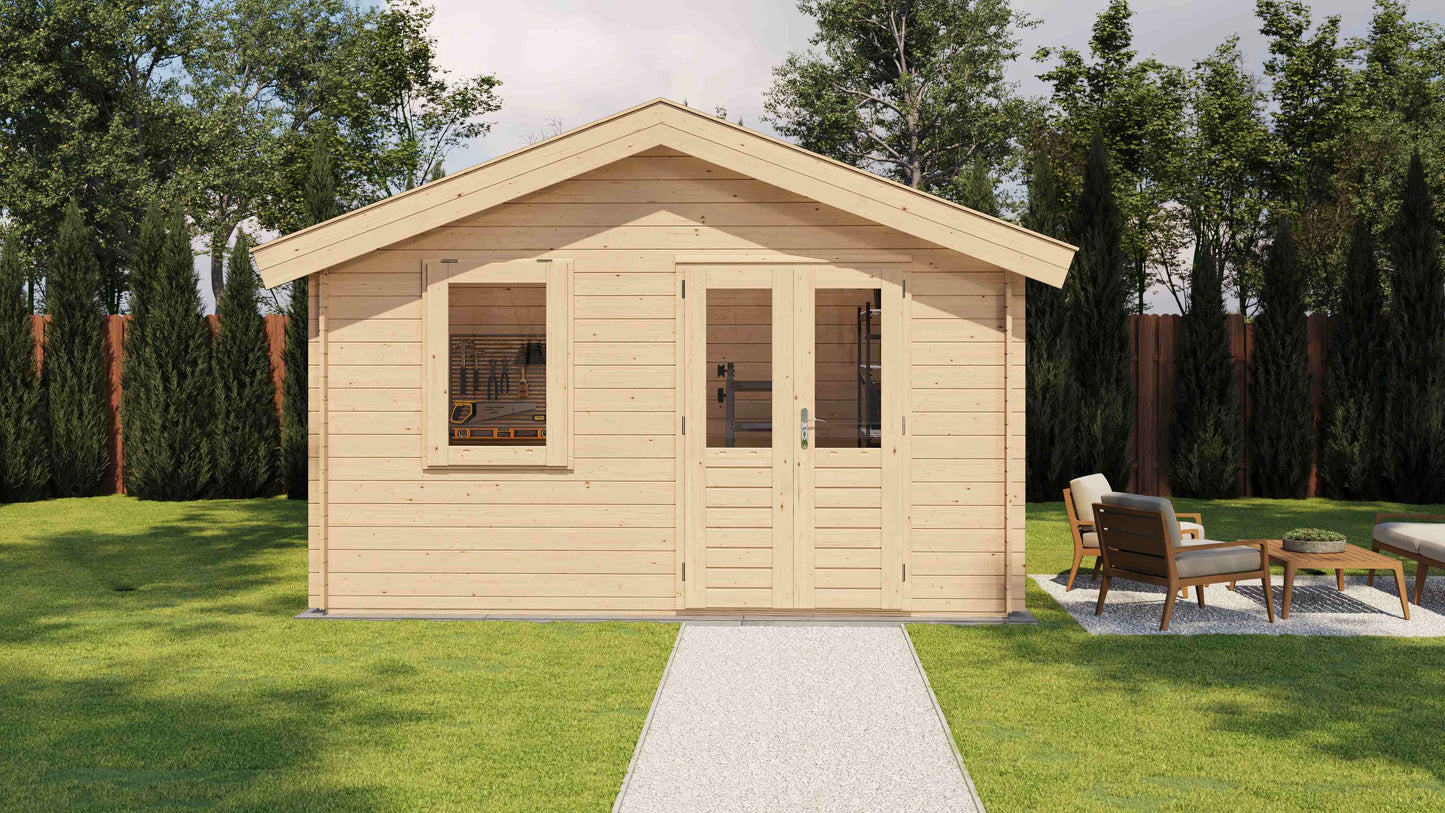 Lugarde Select Log Cabin Epping 400x250cm - Untreated