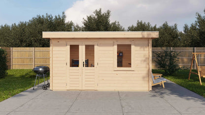 Lugarde Select Log Cabin Humber 400x300cm - Untreated