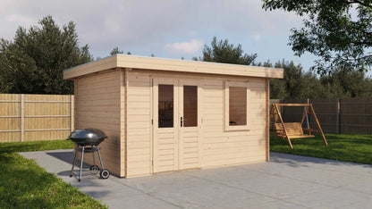 Lugarde Select Log Cabin Humber 400x300cm - Untreated