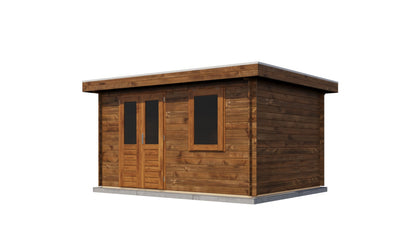 Lugarde Select Log Cabin Humber 400x300cm - Pressure treated Brown