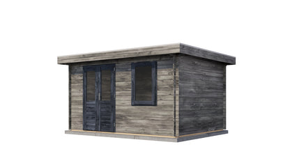 Lugarde Select Log Cabin Humber 400x300cm - Pressure treated Grey