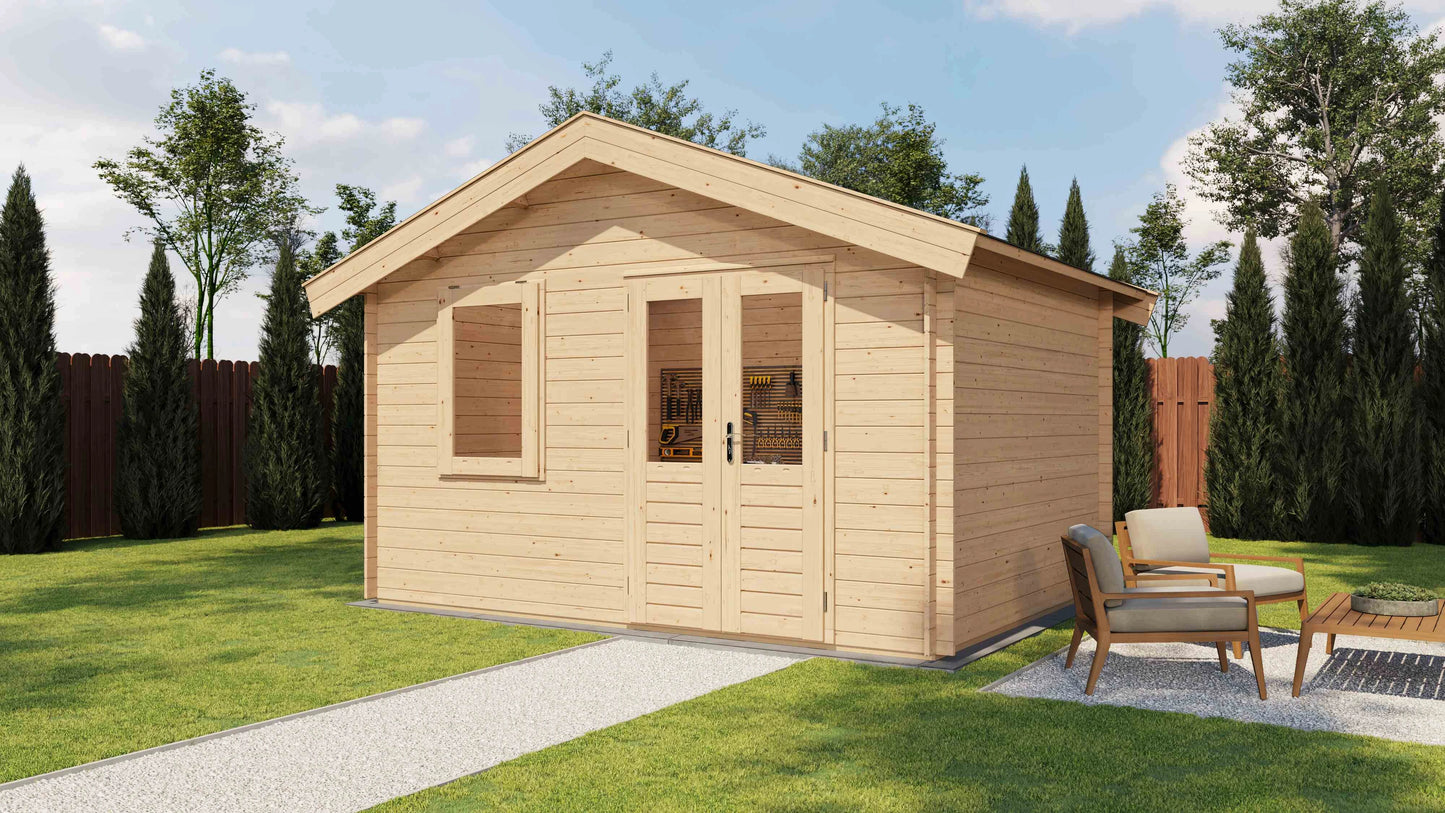 Lugarde Select Log Cabin Avon 400x300cm - Untreated