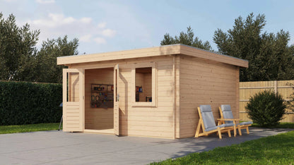 Lugarde Select Log Cabin Kent 400x400cm - Untreated