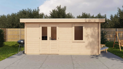 Lugarde Select Log Cabin Exmoor 500x300cm - Untreated